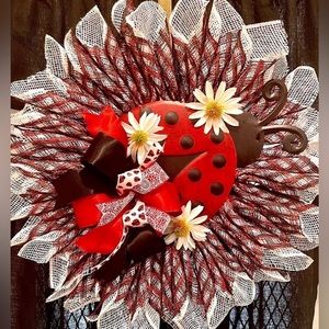 Miss Ladybug Wreath